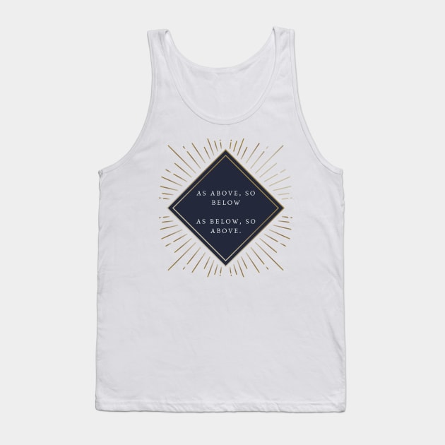The Principle of Correspondence. Tank Top by ARCANO22